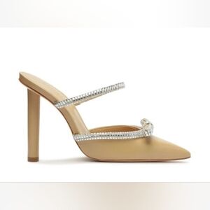 Schutz Avril Nappa Tan Leather Pump